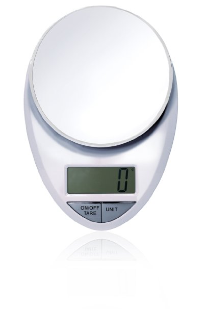 EatSmart ESKS-01 Precision Pro Digital Kitchen Scale, Silver 