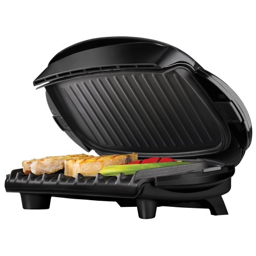 George Foreman GRP4 Next Grilleration 5-Burger Grill with Removable Plates, White | 해외직구는 플라이굿! 빠르고 저렴한... 
