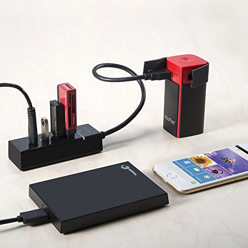 HooToo TripMate Wireless Router for Travel 10400mAh External Battery Charger Power Bank, Wi-Fi Media Streaming for Flash Drive Hard... 